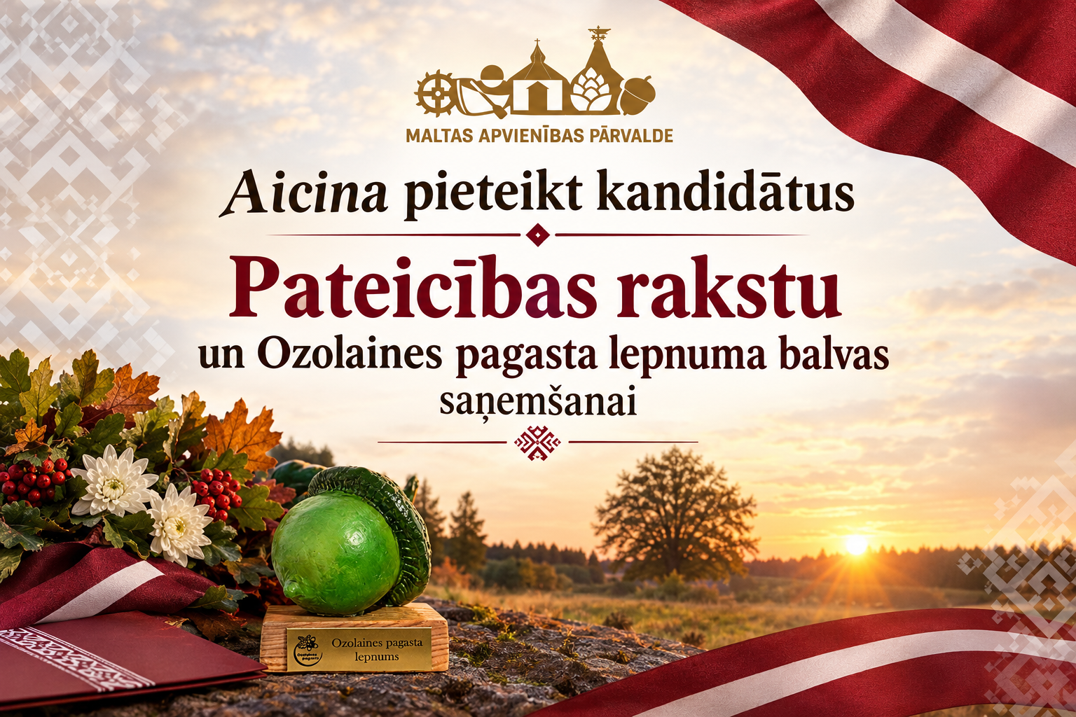 Aicinājums godināt Ozolaines lepnumu