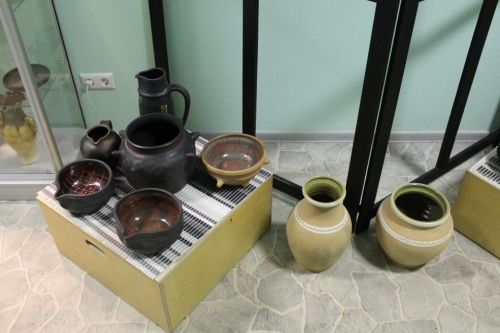 Fotoizstādes un keramikas izstādes atklāšana Ozolaines pagasta foaijē_3